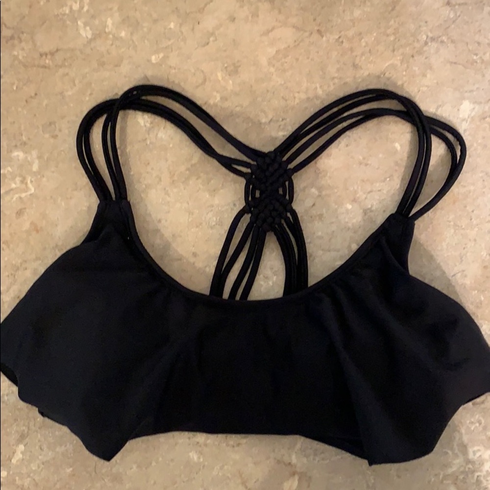 Black swimsuit top
